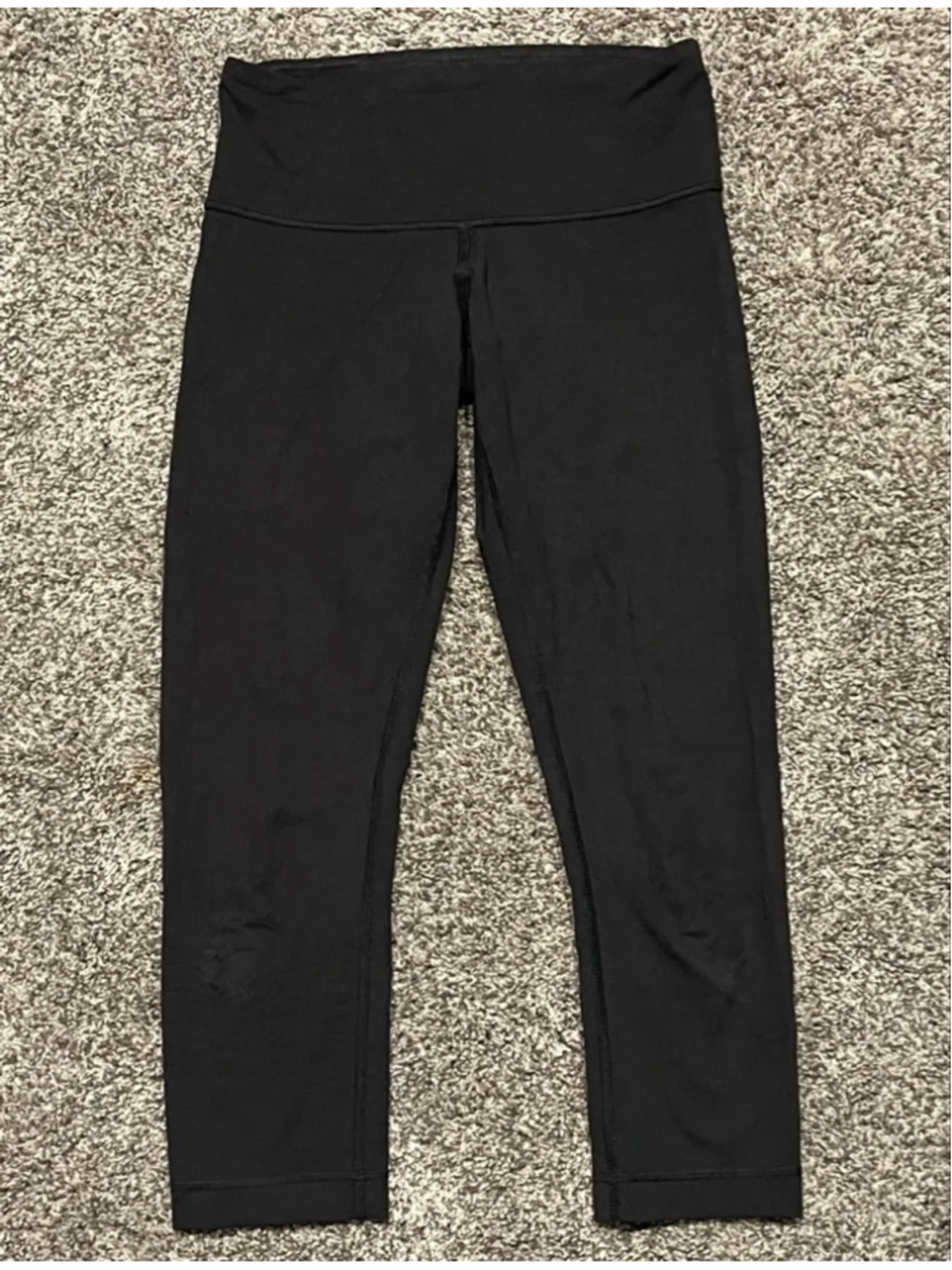 Lululemon Women’s Cropped Leggings, Black, Size 2, 21” Inseam